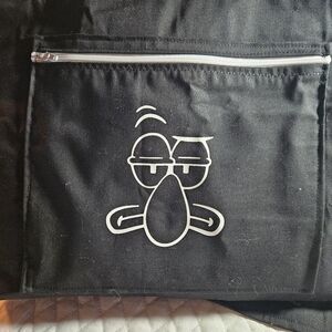 Squidward Inspired tote bag purse HANDMADE 14x18